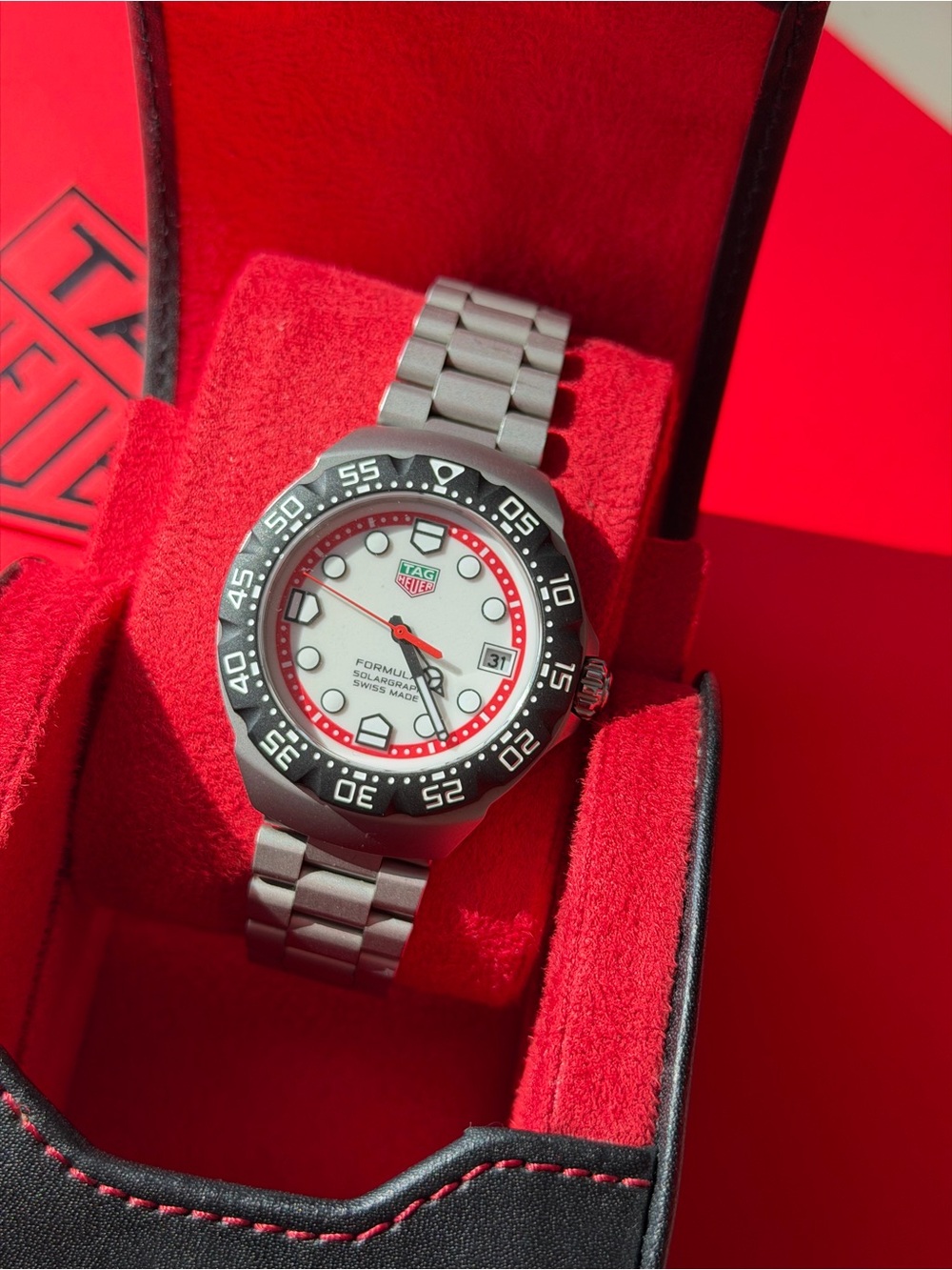 TAG Heuer Formula 1 Solargraph Stainless Steel Sports Watch